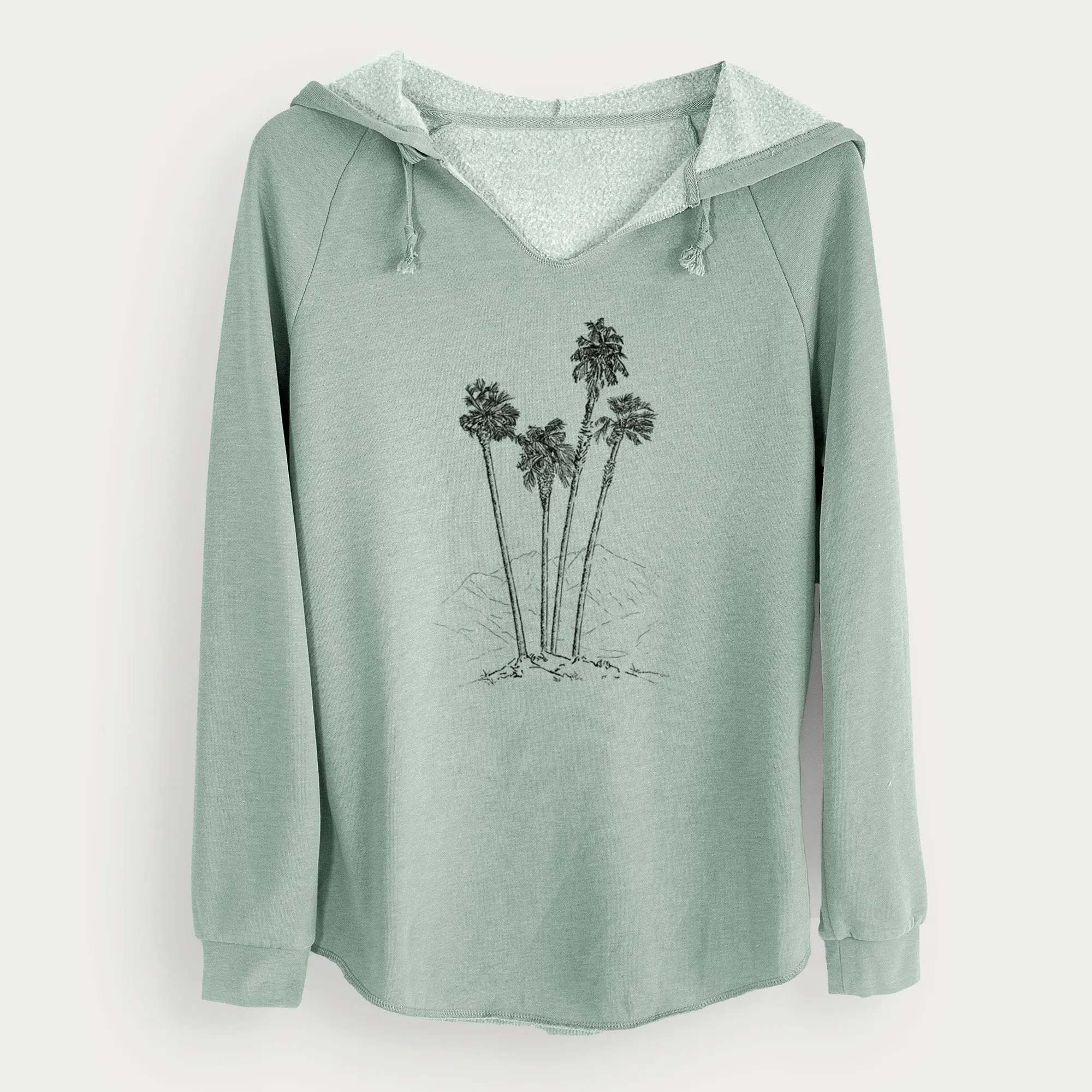 Desert Palms - Mexican Fan Palm - Washingtonia robusta - Cali Wave Hooded Sweatshirt