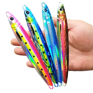 AS 2pcs Slow Falling JIg Lure Fishing Anglers UV Jig 3D Print 60g80g120g150g200g250g Metal Hard Bait Sinking Jigging Pesca Bait
