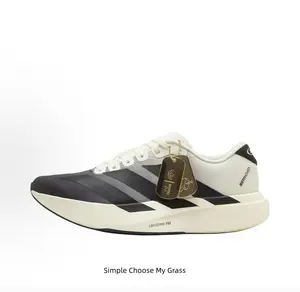 White & Black Performance Sneakers – Lightweight, Breathable & Built for Speed