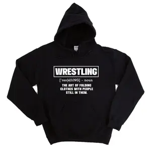 Wrestling The Art of Folding Clothes With People Still In Them Unisex Heavy Blend Cotton Gildan Hoodie Shirt Perfect Wrestler Gift