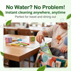 Stain Treater Spray & Wipes - Newborn & Baby Essentials - Stain Remover for Clothes Toys & Carpets Made in USA