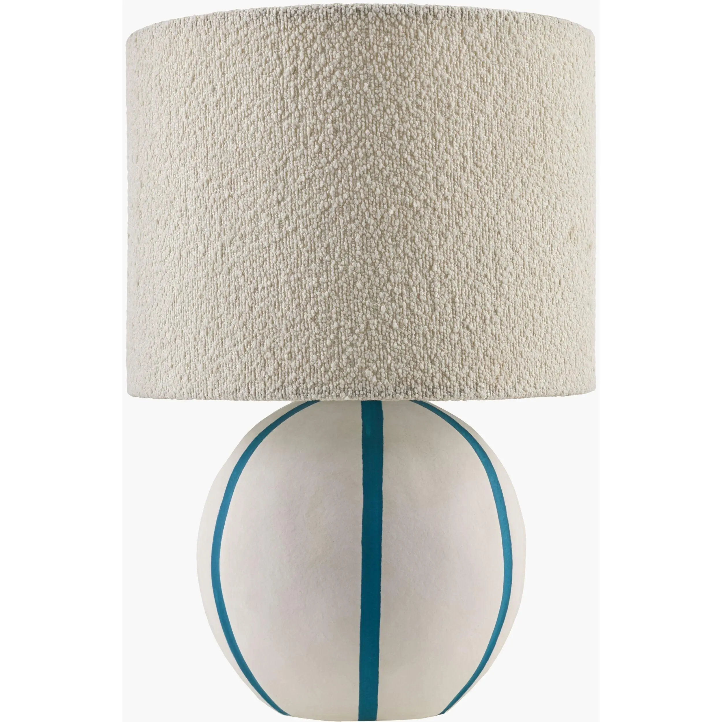 Soft Beige Traditional Table Lamp with linen details for bedside or console tables