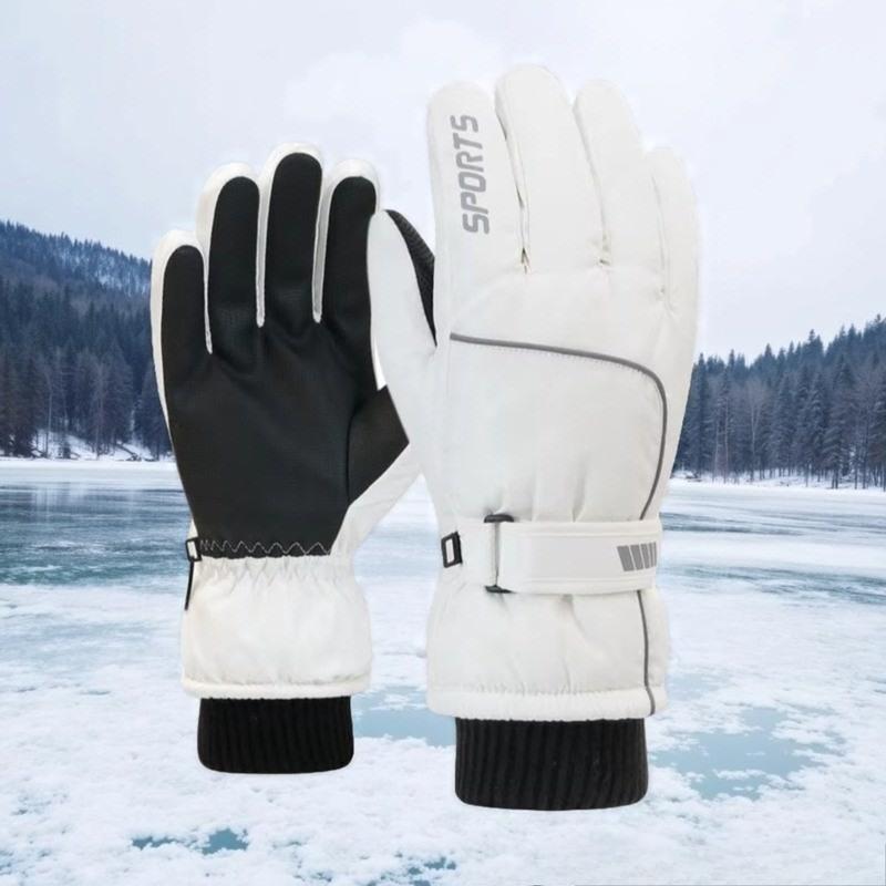 Mens Thermal Winter Gloves Waterproof Insulated Ski Snowboard Gloves Cold Weather Warm Touchscreen Compatible Driving Riding Outdoor Sports Windproof Tactical