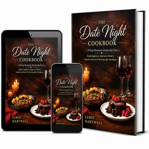 The Date Night Cookbook: 50 Easy Romantic Recipes for 2 - Simple Appetizers, Impressive Dinners, Seductive Desserts, Morning-After Breakfasts