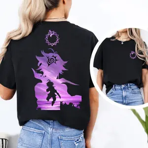 Meliodas Vintage Tee - Demon King Power Shirt, Anime Graphic Tee, SDS Fan Gift, TikTok Trend Style