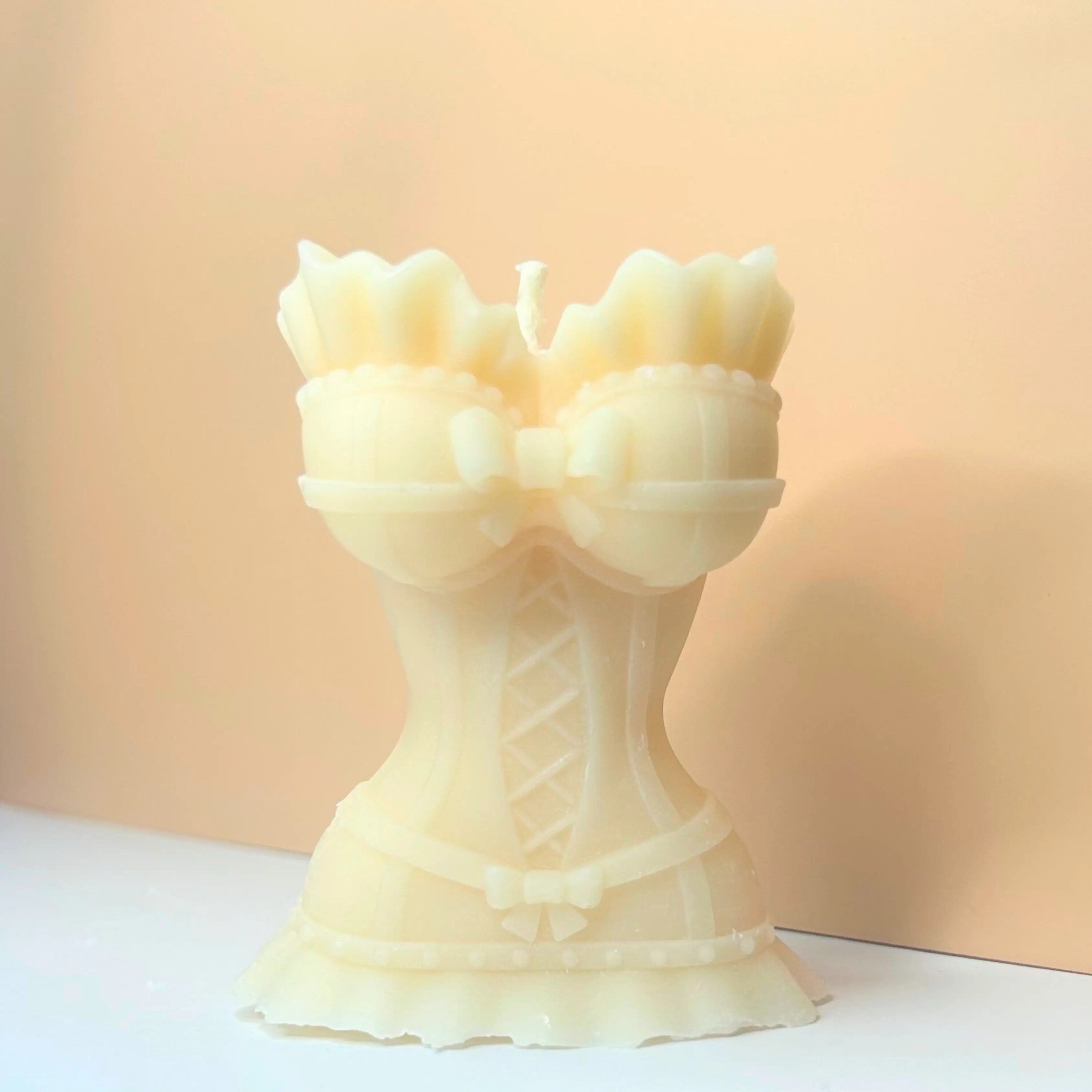 Decorative Victorian Lace Candle