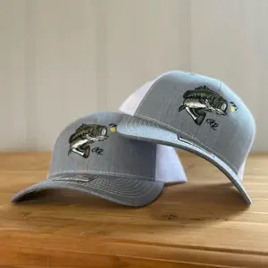 Richardson 112 Grey/White Bass Hat