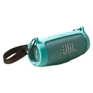 for JBL Charge 5 Waterproof Bluetooth Speaker Silicone Cover Case, Portable Silicone Travel Case with Carabiner, Protective Skin Case