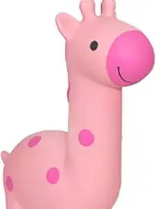 Multipet Minipet Latex Giraffe 5" Dog Toy with Squeaker (Assorted Color, 1 Pack)