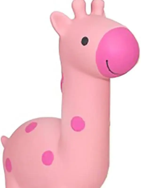 Multipet Minipet Latex Giraffe 5" Dog Toy with Squeaker (Assorted Color, 1 Pack)