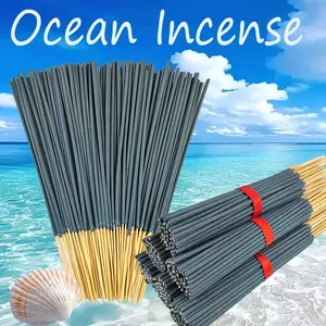 Ocean Scented Incense Stick, 22cm Long, Deep Alluring Fragrance, Burn Time About 35 Minutes, Ideal for Yoga Meditation Reading