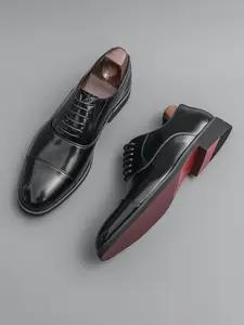 Business Work Shoes, Banquet Leather Shoes, Men's, Premium Style, Formal Shoes, Business Office Gentleman Shoes, Pointed Toe Lightweight, Party Wedding, Rubber, Footwear