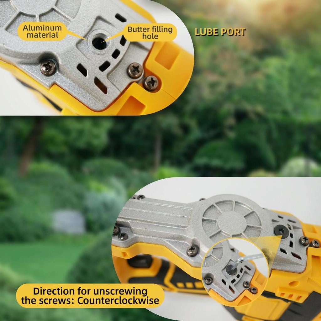21V Power Cordless Electric Hedge Trimmer - Cordless Trimmer with Dual Safety Locks, Low Vibration, 3 Power Modes, 4.4 lbs Lightweight, 22000 RPM, Easy Maintenance, Splash Guard, Fast Charger - For Hedge, Shrub Pruning in Courtyards, Gardens