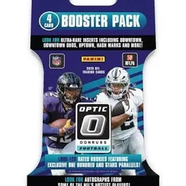 Donruss Optic Football 2025 Booster Pack (4 Cards)