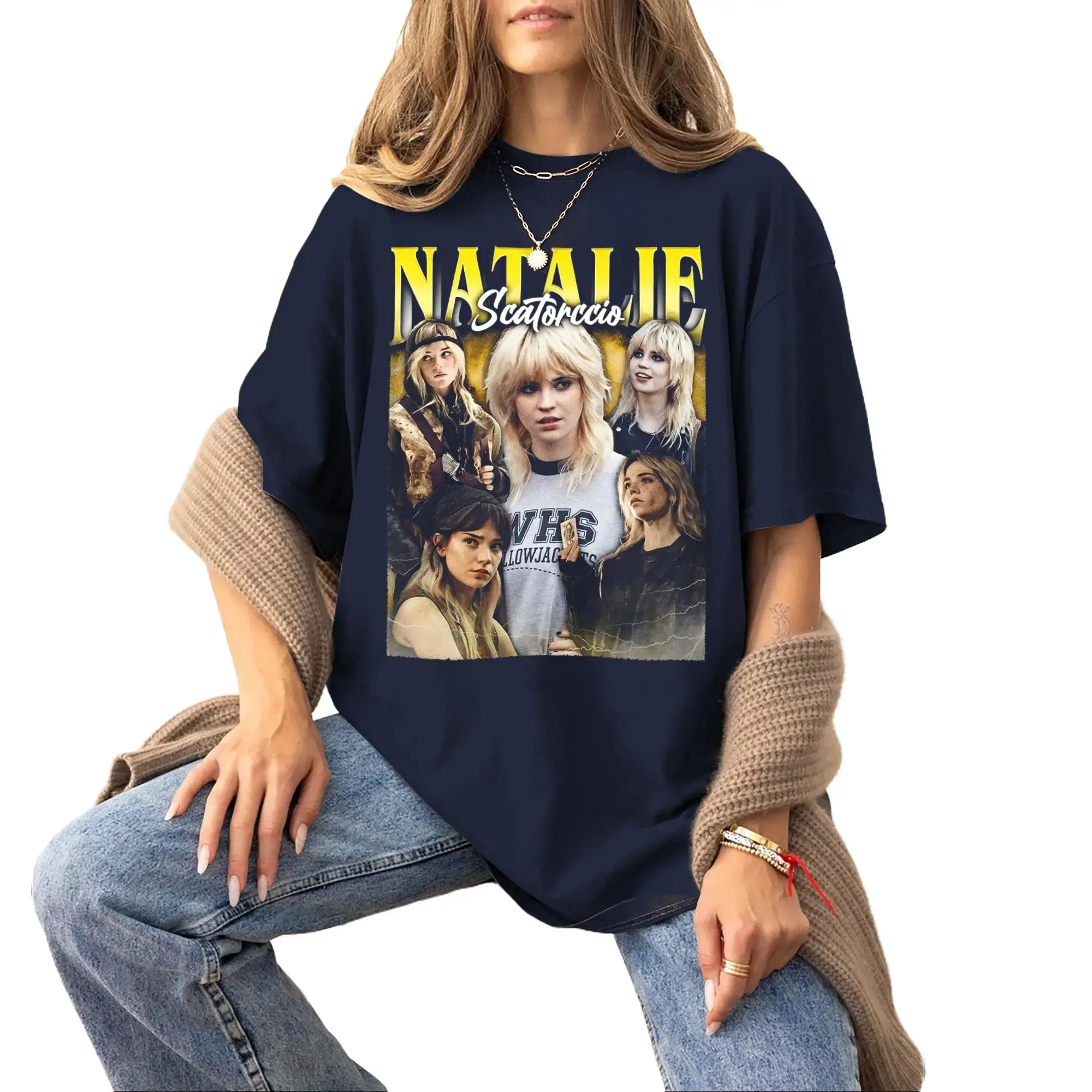 Yellowjackets Natalie Scatorccio Vintage T-Shirt Nat Retro TV Show Unisex Tee