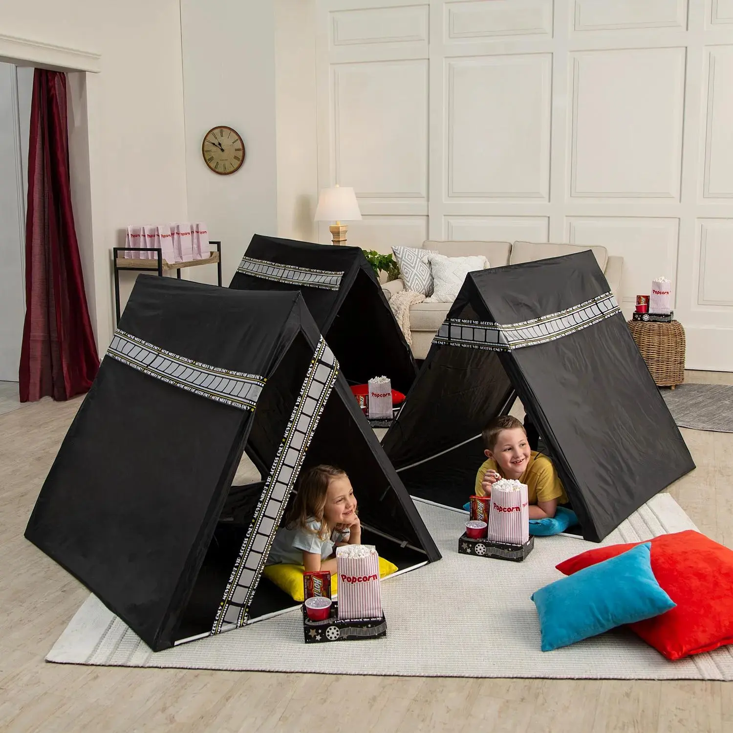 Movie Night Sleepover Tent Kit for 6