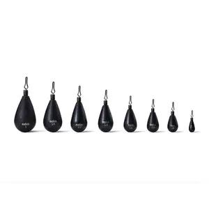 97% Purity Tungsten Tear Drop Shot Weights | 5 Pack | Bulk Pack