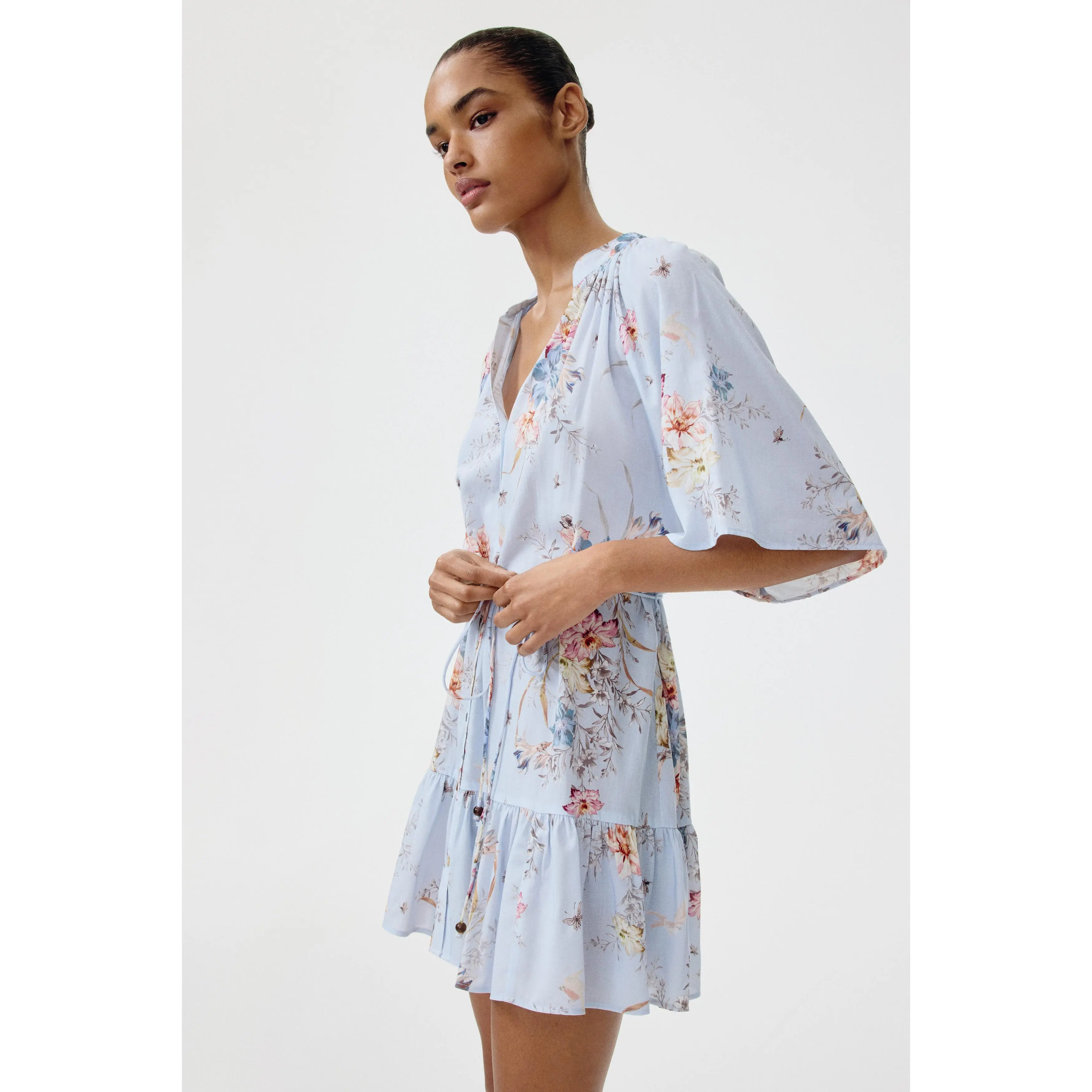 H&M Tie-belt shirt dress