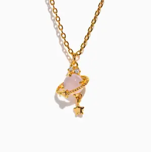 Pink Jupiter Necklace
