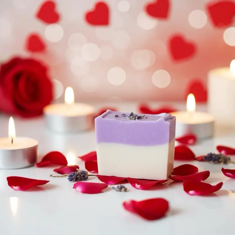 Lavender Jasmine Soap Bar - Calming Floral Aromatherapy with Rich Moisturizing Lather for Relaxation - Handcrafted in Small Batches with Care - 4.5-5 oz