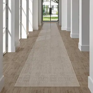 Plastic Runner Mat for Hallway, 3' x 10' Runner Rug for Carpet,  Vinyl Floor Mat for Carpeted Floors, Slip Resistant with Grips, Carpet Protector for , Clear