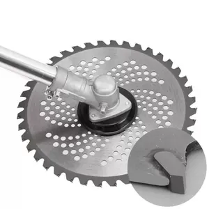 Universal Brushcutter Blades — High-hardness steel brushcutter blades that can cut tall grass, weeds, thorns, and understory vegetation gas mower