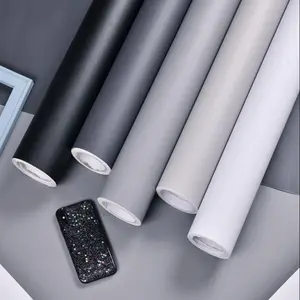 Matte Wallpaper, 1 Count Vinyl Self-adhesive Wallpaper, Wall Decor for Home Living Room Bedroom, Wall Shelf Liner Table Door Contact Paper, Decorative Wallpaper