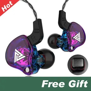 HIFI QKZ AK3/AK6 Portable Wired In-Ear Earphone,   Wired Headphones With Mic, HiFi Subwoofer   Noise Cancelling Wired Earphones for Game   Sports, 3D Stereo Sound Headphones For Gym   & Sports & Game, Headphones 8D Audio,   Electronic Audio Earbud