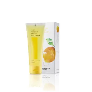 Lapalette Beauty - Vita Yellow Fresh Cleanser (100 ml) | Korean Moisturizing Hyaluronic Skincare Facial Cleanser for Sensitive Skin Revitalizing Detox resulting in Smooth Skin Hyaluronic Acid Pineapple