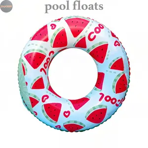 Vibrant Slice Inflatable Pool Float, Transparent Buoyancy Swim Ring for Summer Beach Photos, Kids & Teens Fun Swimming Tube, Portable Water Party Toy