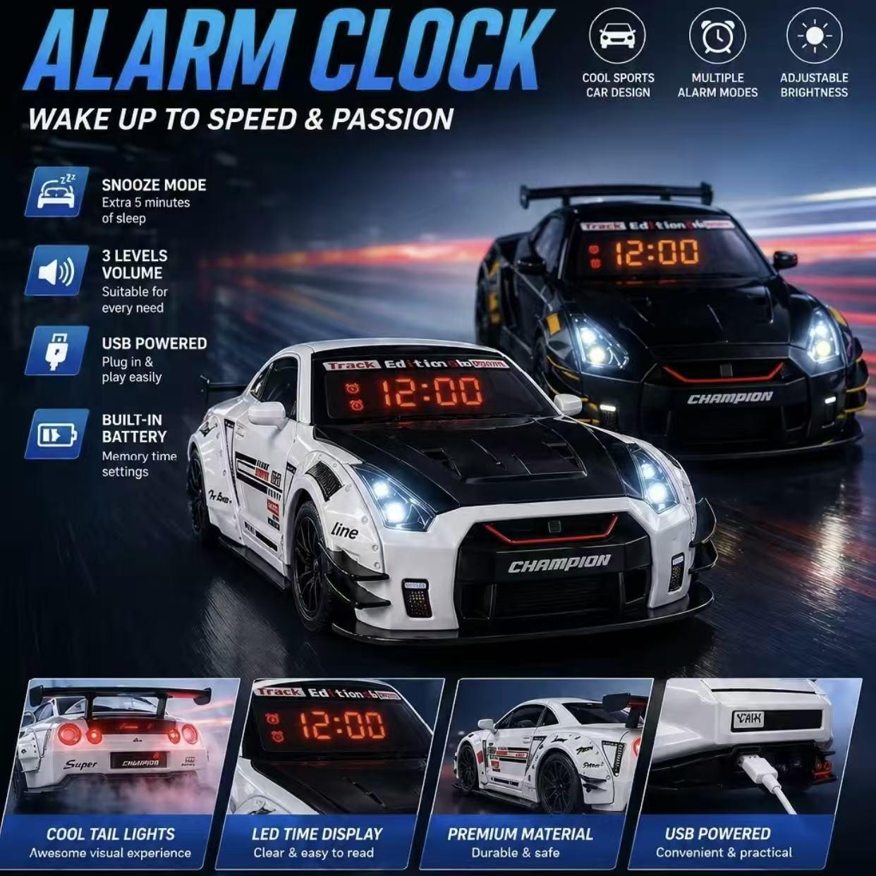 Sports Car Alarm Clock Hyper Car Alarm Clock,Spray Supercar with Engine Sound & Light EffectAlarm Clock, Sports Car Alarm Clock Ornament, Holiday Gift. Sports Car Alarm Clock Hyper Car Alarm Clock,Spray Supercar with Engine Sound & Light EffectAlarm Clock, Sports Car Alarm Clock Ornament, Holiday Gift.