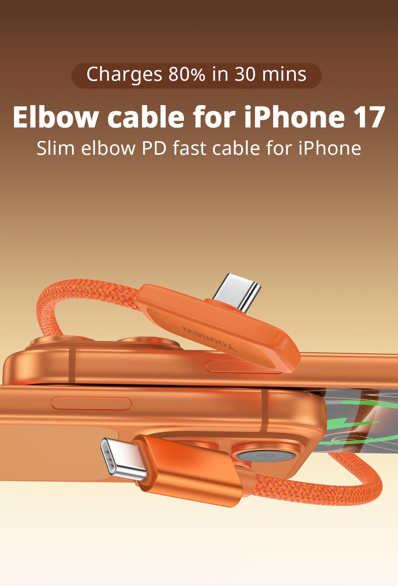 45W ultra-fast charging gaming cable—doesn’t obstruct hands while gaming; compatible with Apple 15/16/17 data cables; suitable for convenient office chargers and convenient iPhone tablets chargers; compatible with Samsung; available in packs of 1, 2, or 3