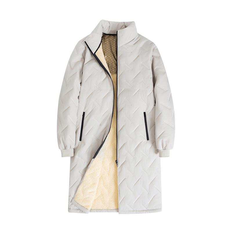 Modern Men's Long Cotton Coat: Slim-Silhouette Style with Plush Lining – A Sleek On-Trend Outerwear Piece That Merges Streamlined Design With Cozy Warmth Making It Perfect for Balancing Casual Style and Comfort During Daily Activities or Casual Gatherings