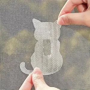 15pcs Animal Shape Door and Window Mesh Repair Patches - Easy to Apply, Mosquito Repellent Mesh Tape, Quickly Repairs Tears and Holes, Durable Home Decor Protection, Home Decor Enhancement | Animal Shape Design | Durable Mesh Material