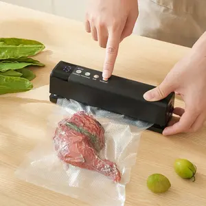 Multifunctional Automatic Food Sealer Machine, Portable Handheld USB Rechargeable Vacuum Sealer with Snack Seal System, 1200mah Lithium Battery