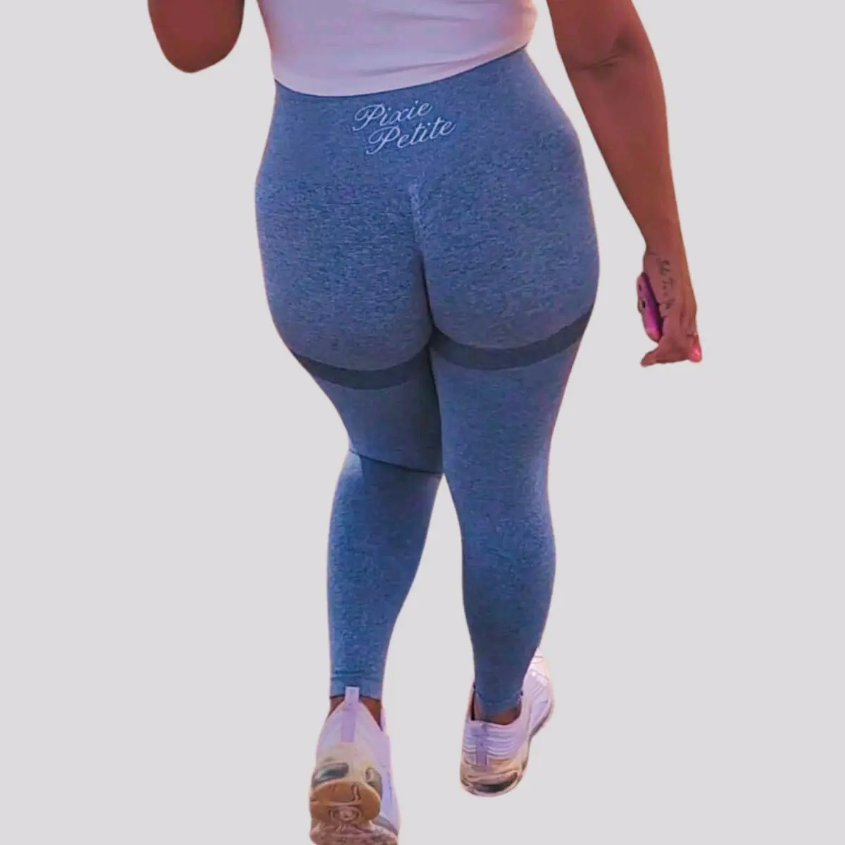 Petite Scrunch Butt Yoga Pants for 5'4" & Under Seamless Workout Squat Proof Leggings Woman Quick Dry Butt Lifting Scrunch Butt Slate Blue Breathable Comfortable Womens #petite #petitefashion #yoga #yogagirl #gymgirl #gym #leggings