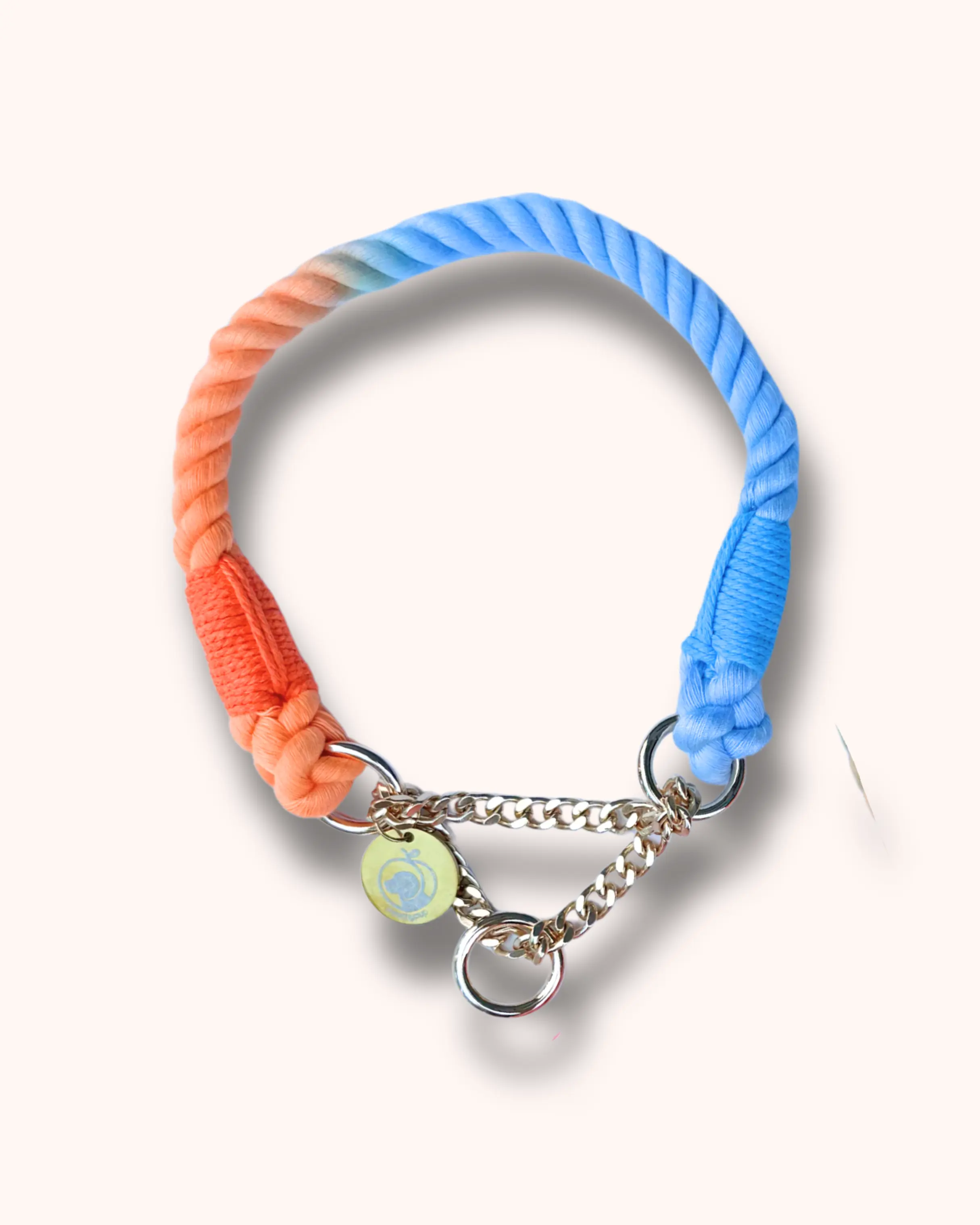 Rope Collar - Multicolor Orange Blue
