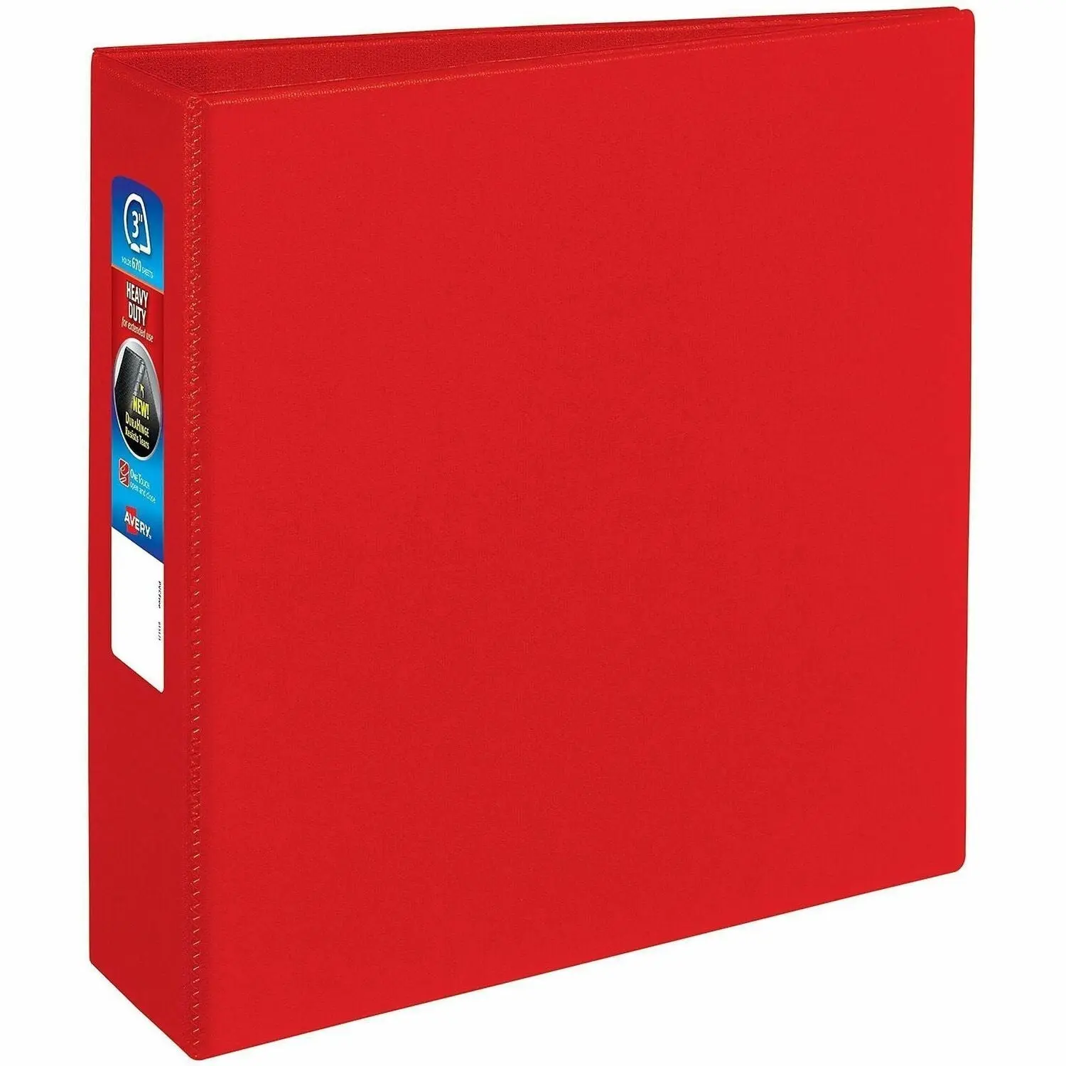 Avery Heavy-Duty Binders with One Touch EZD Rings, Red, 8 1/2" Width x 11" Length, AVE79583