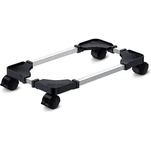 Computer Tower Stand - Adjustable PC Stand for Most Desktop Towers - Elevate and Organize Your Desktop - Mobile CPU PC Holder Cart Riser Printer LABOBOLE