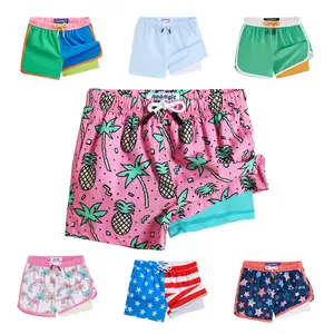 Maamgic Boys Swim Trunks with Compression Liner Toddler Stretch Swim Shorts Perfect Summer Beach Holiday Daily Wear