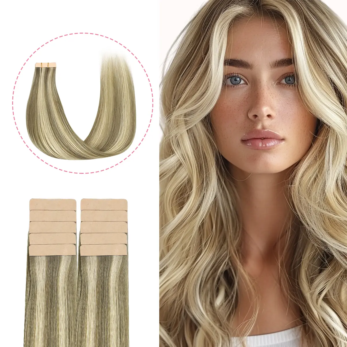 #16/22 Light Blonde Highlights