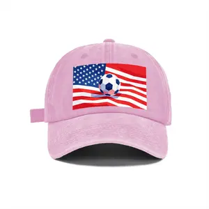 American Football Fan Cap – USA Flag & Soccer Ball Design 2026 Spring Summer Outdoor Adjustable Casual Hats Dad Hat Sunscreen Hat Snapback Trucker Hats Black Snapback