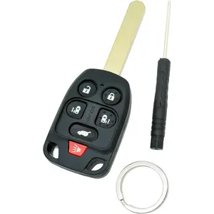 Replacement Key Fob Cover Shell Case Fits for 2011 2012 2013 Honda Odyssey Keyless Entry Remote Key Housing Casing N5F-A04TAA (6 Buttons)