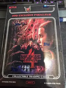 Stranger Things Season 4 Blaster Box - 7 packs! Chase cast autographs!