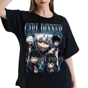 Dabi MHA Anime Manga Girl Dinner Retro T-Shirt Sweatshirt Hoodie Fabric Womenswear Tops Underwear