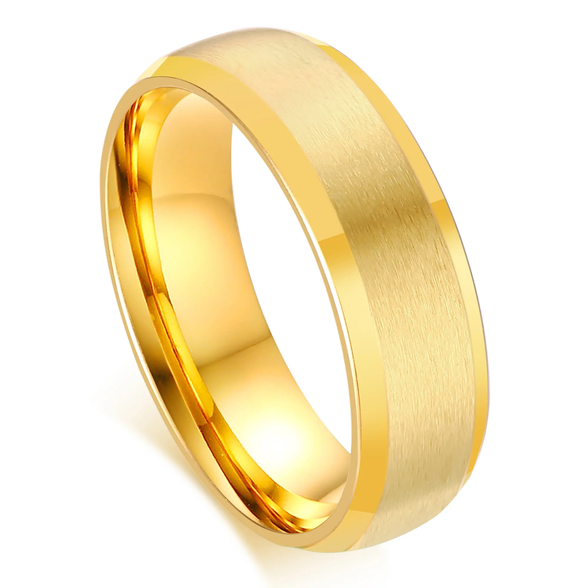 OIDEA Couple Jewelry, 6mm Brushed Stainless Steel Ring for Women & Men, Elegant Engagement Wedding Band with Comfort Fit, Anti-Rust & Engravable Couple Gift Idea, Elegant Ring, Rings For Women