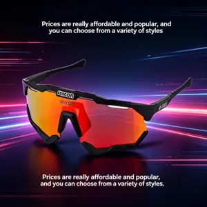 Windproof Cycling Glasses Outdoor Motorcycle Off-Road Eyewear, Unisex Mountain Bike Bicycle Windshield Lens, Sand Protection Goggles Outdoor Sports Eyewear