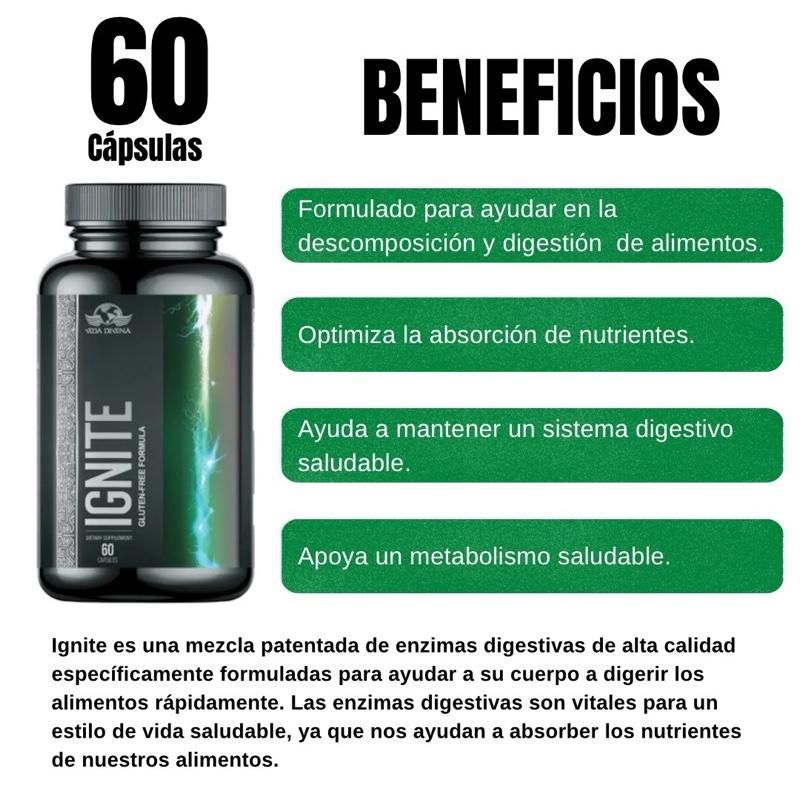 Detox Básico Té Divina + Ignite - Natural Detox Formula for a Healthful Drink - Tea, Beverage Herbal Fruit