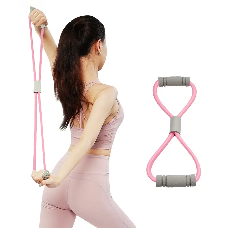 Home Fitness Resistance Band, Elastic Sport Band, Shoulder & Back Posture Corrector, Yoga Stretch Band for Easy Chest Opening & Back Training
