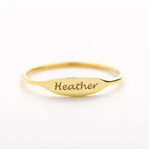 Custom Engraved Name Ring - Custom Name Design for Personal Use - Unique, Personalized Ring for Everyday Wear